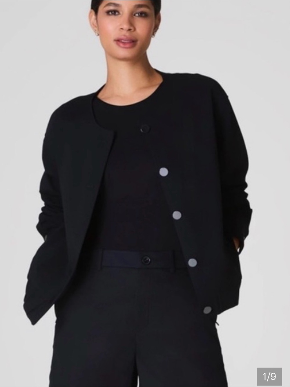 Spanx Women's Ponte Femme Bomber Jacket Size Large - Picture 2 of 7